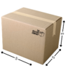 5″ x 5″ x 5″ Single Wall Cardboard Boxes