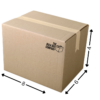 8″ x 6″ x 4″ Single Wall Cardboard Boxes