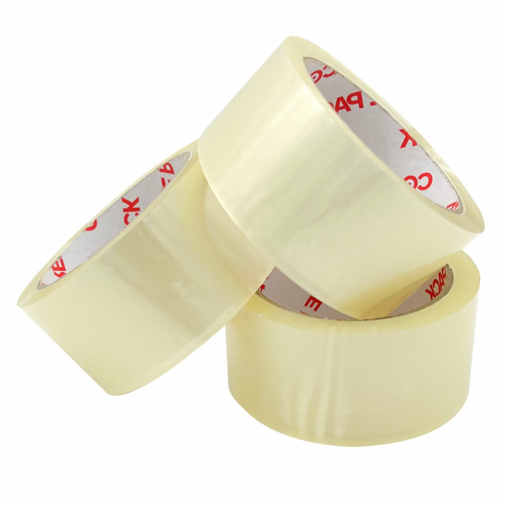 Clear Packing Tape (48mm x 66M) - The Bulk Box Company